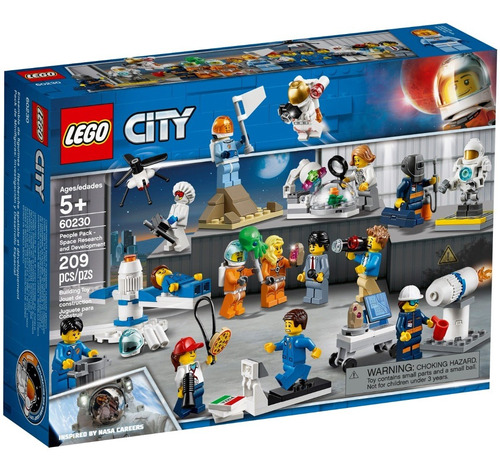Lego City Minifigura Investigación Desarrollo Espacial 60230