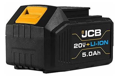 Jcb Tools - Bateria De Iones De Litio De 20 V 5,0 Ah Con I