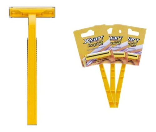 Maquinas De Afeitar Descartables X 48u | 2 Filos + Banda Lub