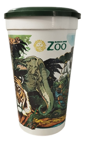 Vaso Grande Zoo Buenos Aires, Diseño De Animales