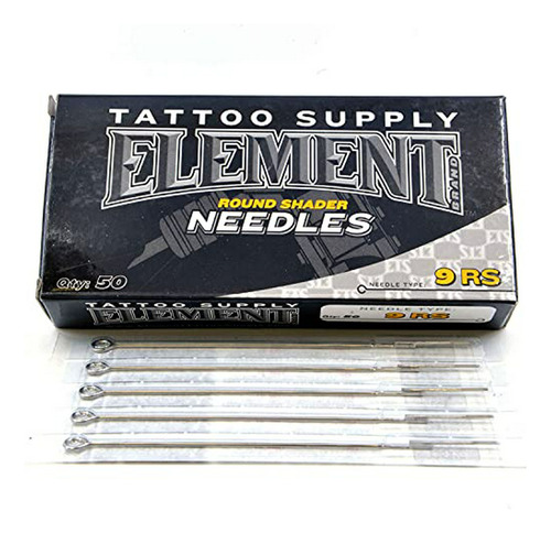 Element Tattoo Supply 9rs Agujas De Tatuaje Barra Larga Caja