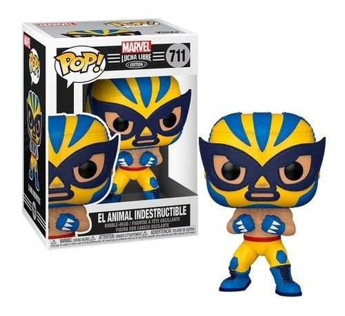 Funko Pop El Animal Indestructible 711 Lucha Libre Marvel