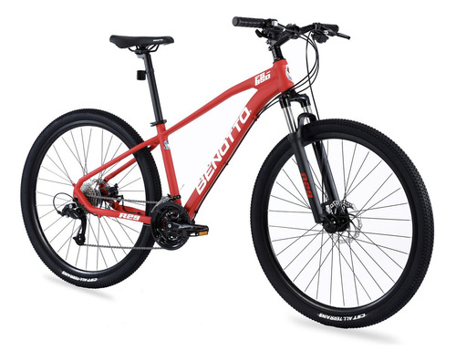 Bicicleta Benotto Montaña Fs-850 R29 24v Aluminio Rojo