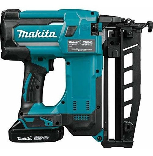 Makita Xnb02rj Lxt 2 1 Acabado Recto Kit Clavo Ga Ut