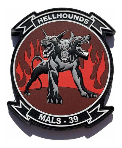 Mal 39 Hellhounds Pvc Gancho Lazo Multi Color 4 Pulgadas