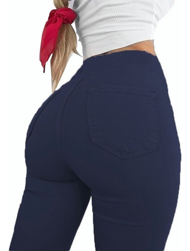 Super Skinny Pantalón Levanta Pompa Mujer Leggins Comodos .