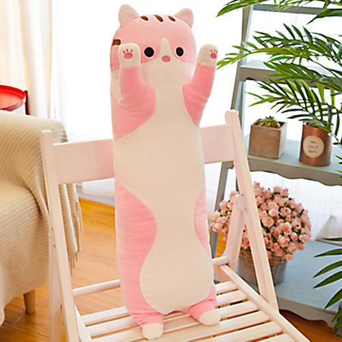 Una Funda De Almohada Larga De Algodón Con Forma De Amigo, B