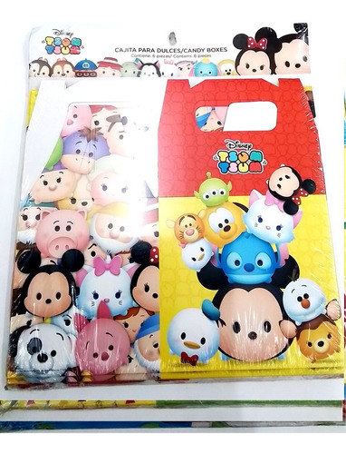 6pz Caja Dulcera Cajita Fiesta Tsum Tsum Cd34 0tsu0