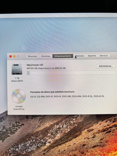 Computadora Apple iMac 21.5 Inch 2011