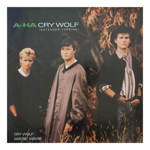 A-ha  - Cry Wolf/maybe, Maybe 12  Maxi Single Vinilo Usado