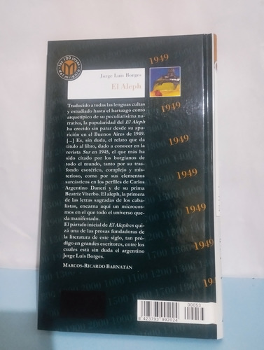 El Aleph / Jorge Luis Borges / Pasta Dura (Usado)