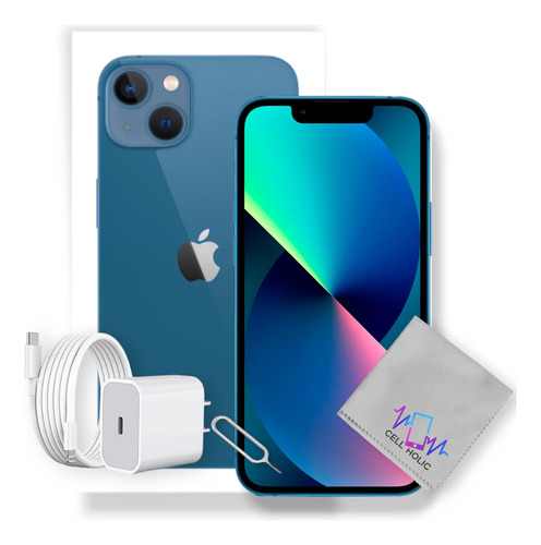 Apple iPhone 13 Mini (128 Gb) - Azul Con Caja Original Azul (Reacondicionado)