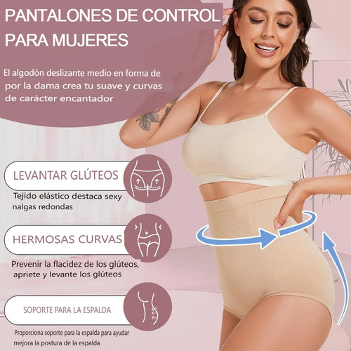 Bragas Postparto Mujer Control Barriga Cintura Alta Comodasa