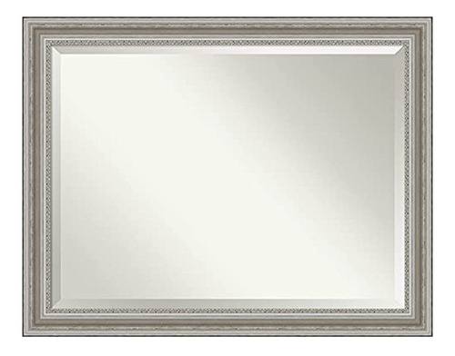 Espejo De Pared De Baño Biselado Amanti Art (35,5 X 45,5 Pul