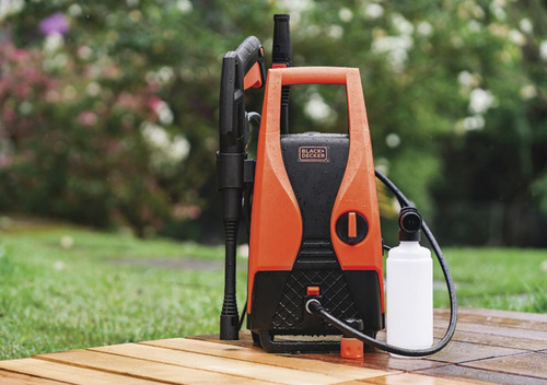Hidrolavadora eléctrica Black+Decker PW1450TD naranja/negro de 1400W con 1512psi de presión máxima 127V