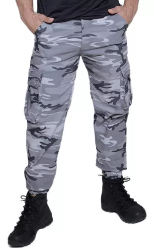 Pantalon para hombre molderia twister camuflado con bolsillos