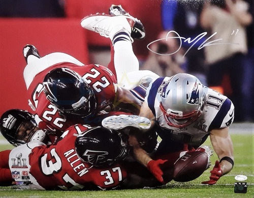Poster Firmado Julian Edelman New England Patriots Autografo