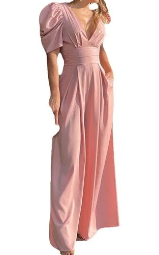 Enterizo Elegante Palo De Rosa MercadoLibre