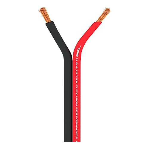 Ds18 Sw-12ga-100rb 12-ga Ultra Flex Cable De Altavoz Rojo Y