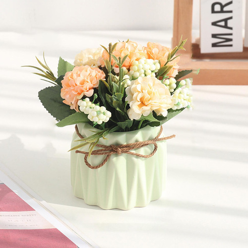 3 Uds Mini Flor Artificial Simulación Falsa Planta De