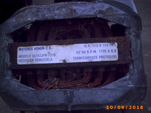 Imagen 5 de 6 de Motor Para Lavadora Ge Automática