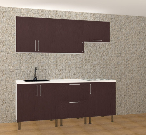 Mueble Cocina Bajo Para Fregadero 98,5 Cm Melamina