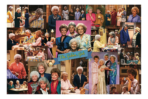 The Golden Girls Collage '80s Rompecabezas Para Adultos Y Ni