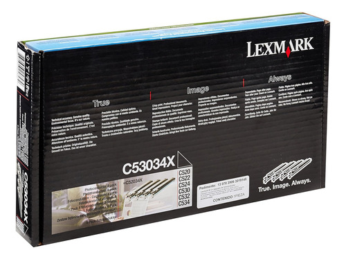 Kit Fotoconductor Lexmark C53034x X4 Col C520 C522 C524 C534
