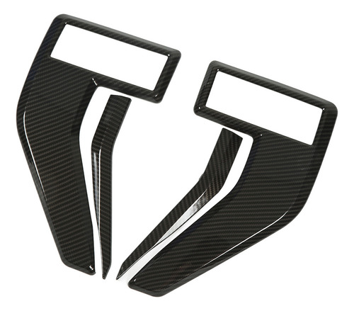 Funda De Fibra De Carbono Con Diseño De Emblema Y Ventilació