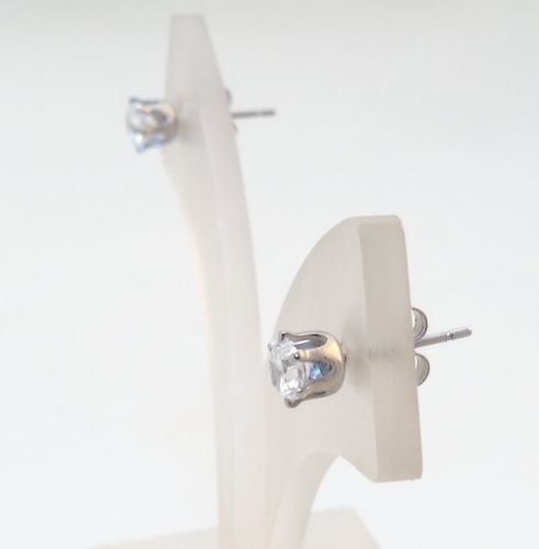 Aros Acero Quirúrgico Grifas Con Cubic Zircon 5mm