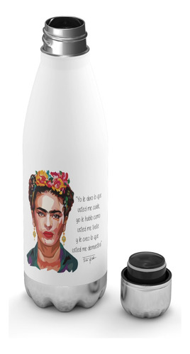 Botella De Agua Termica Frida Kahlo Diseño 1