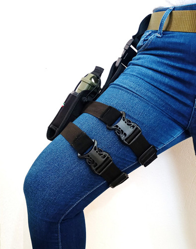 Funda Tipo Piernera Con Dos Porta Cargadores Para Ar15