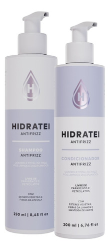  Kit Cuidados Diário  Antifrizz Hidratei -  Shampoo + Condici