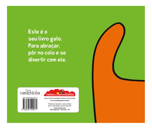 O livro gato, de Borando, Silvia. Editorial Estúdio da Carochinha Produção Editorial Ltda - EPP, capa dura em português, 2017
