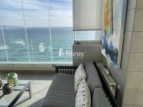 Exclusivo Departamento En Venta, Full Vista Al Mar. Reñaca