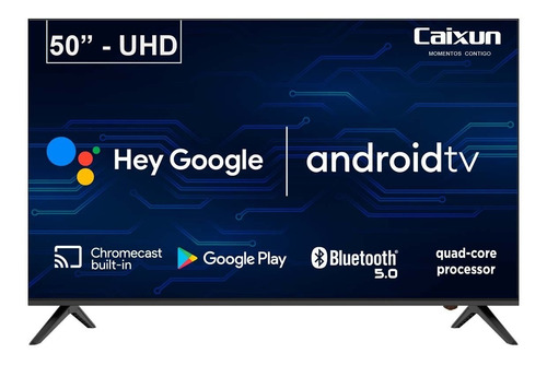 Imagen 1 de 12 de Smart Tv Caixun 50 4k Uhd Android C50v1ua