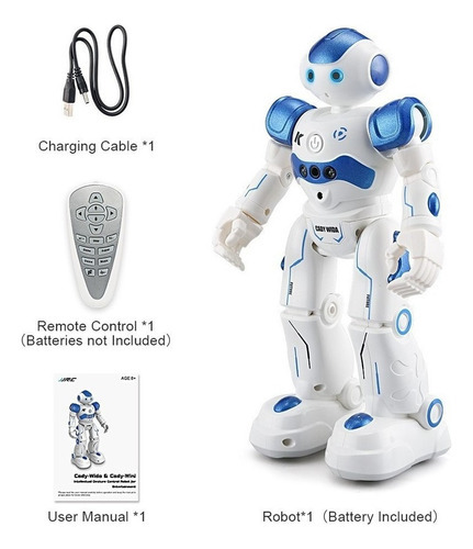 Mini Robot Inteligente Rc Jjrc R2 Cady Wida-azul Color Fix