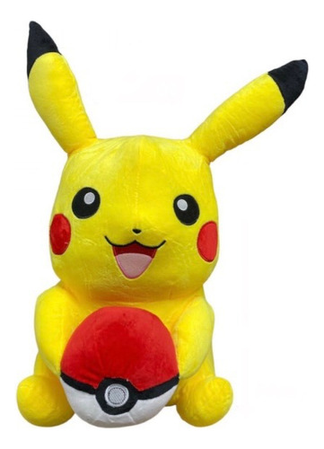 Peluche Pikachu Pokemon Pokebola 30cm