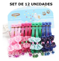 Comprar Set De Collares Con Cascabel Perros Pequeños Gatos Lazos