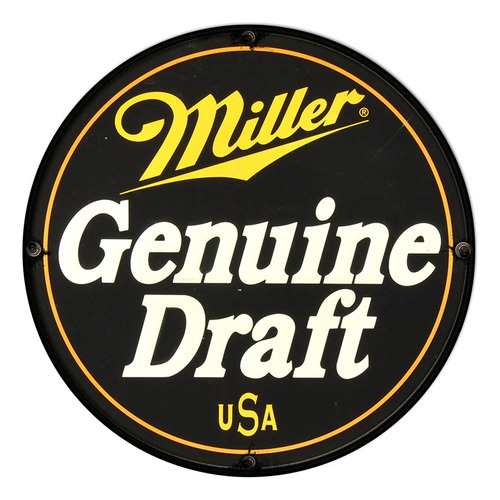 #439 - Cuadro Decorativo Vintage / Miller Beer Cartel Bar 