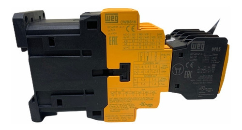 Contator De Segurança Weg 24vcc 18a 2na+2nf Cwbs18-22-30c03