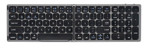 Teclado Inalámbrico Plegable Bt Teclado Portátil Tamaño De B