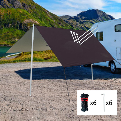 Hammock Camping Engranaje Impermeable Plegable Con Negro L