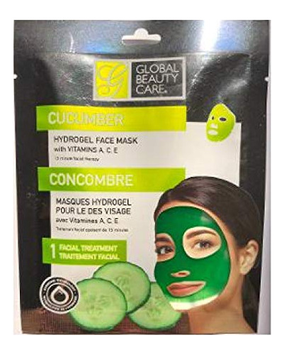 Global Beauty Care Mascarilla Facial De Hidrogel De Pepino P