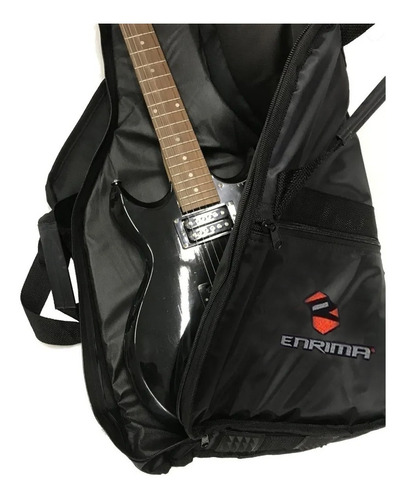 Capa P/ Guitarra Almofadada Luxo Bag Para Modelo Strato