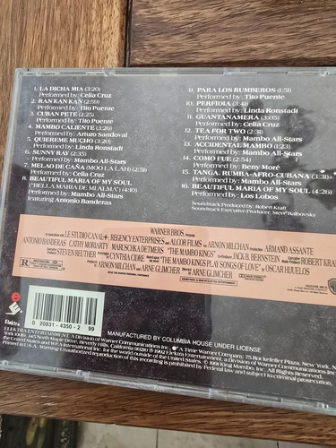 The Mambo Kings, Original Motion Picture Sountrack (usado) Estándar