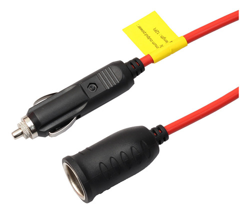 Cable De Extensión Resistente De 12 V, 12 Pies, Con Enchufe