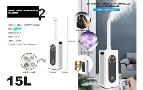 Imagen 2 de 4 de Humidificador Ultrasónico Industrial Con Control