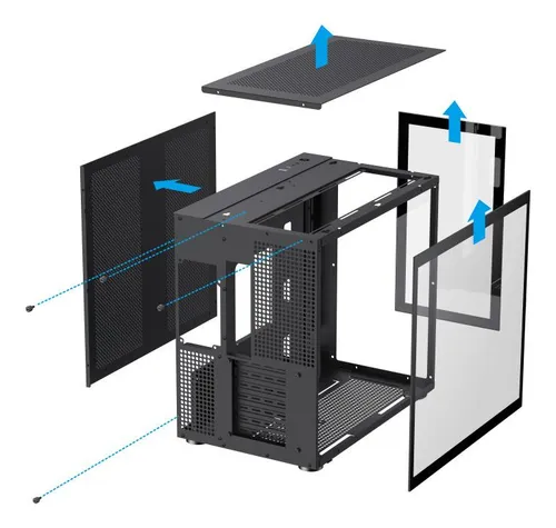 Carcasa De Torre Media De Pc Gamemax Gaming De Usb3.0