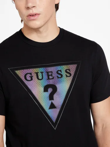 Playera Guess Playeras Negras Hombre Con Estampado Guess Sears